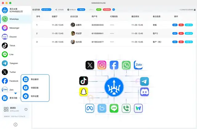 海王出海网页版 · HTTPS - 加密访问官方系统 产品界面